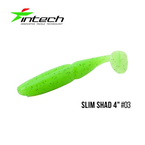 Силикон Intech Slim Shad 4" #03