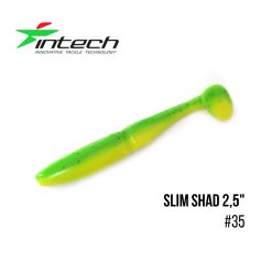 Силикон Intech Slim Shad 2,5" #35