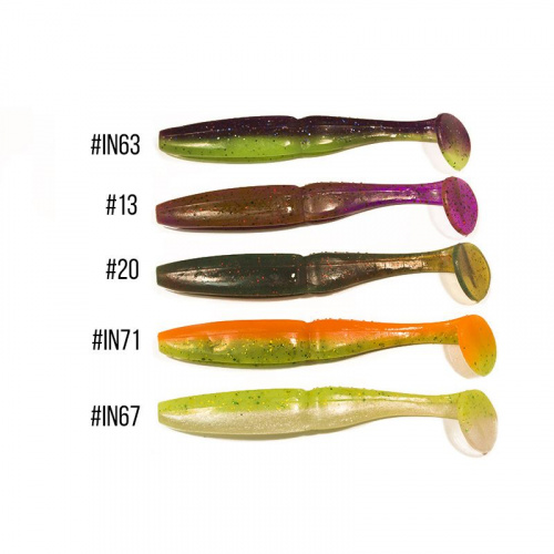 Силикон Intech Slim Shad 5" Mix