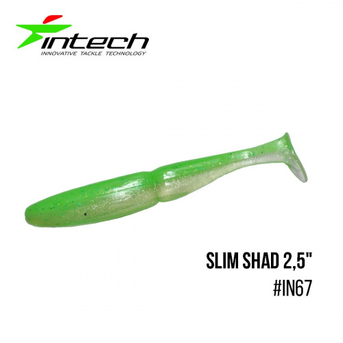 Силікон Intech Slim Shad 2,5" IN67
