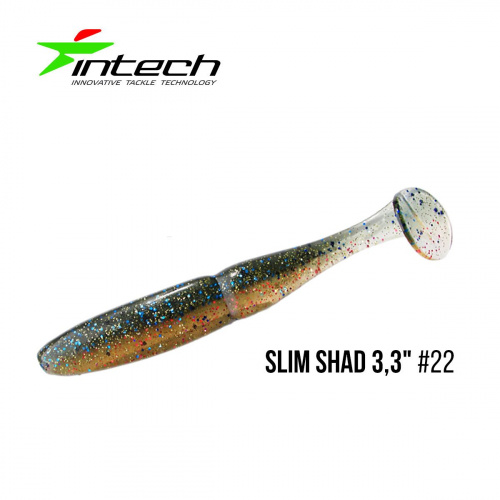 Силикон Intech Slim Shad 3,3" #22