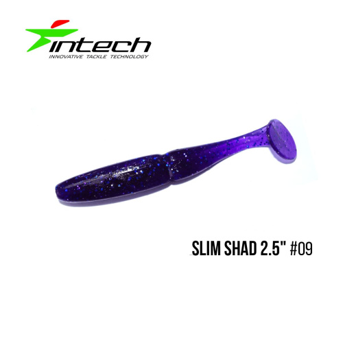 Силикон Intech Slim Shad 2,5" #09
