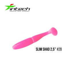 Силикон Intech Slim Shad 2,5" #28