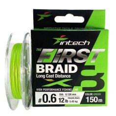 Шнур Intech First Braid X8 150m 0.6 (12lb/5.45kg)