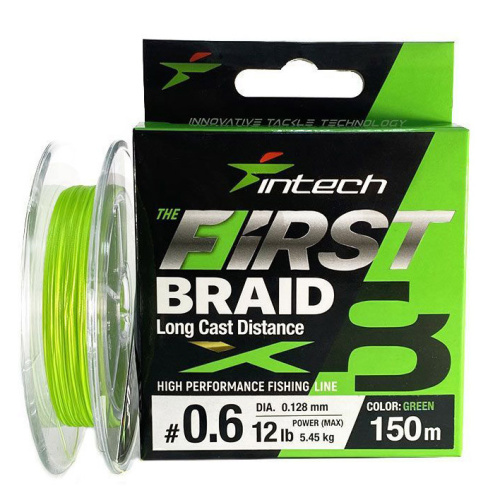 Шнур Intech First Braid X8 150m 1.2 (22lb/9.99kg)