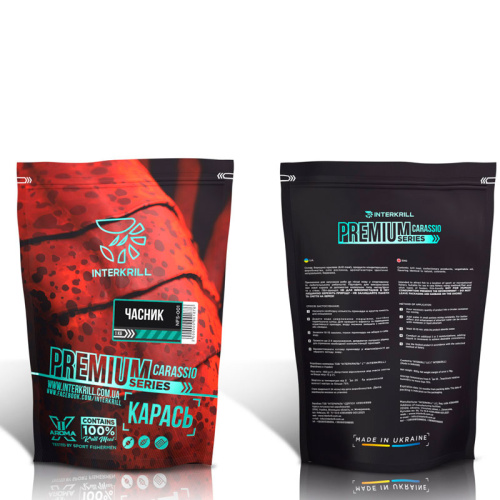 Прикормка Interkrill Premium Карась-Чеснок 1кг