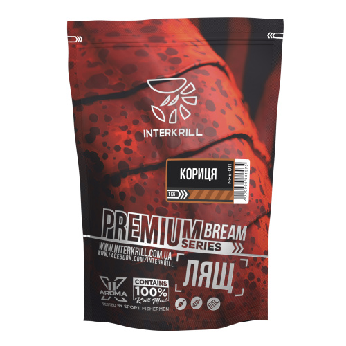 Прикормка Interkrill Premium Лещ-Корица 1кг
