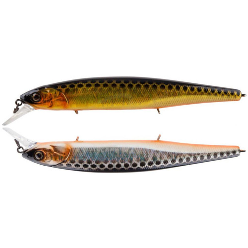 Воблер Jackall MagSquad 128SP 128mm 21.0 HL Gold & Silver Black
