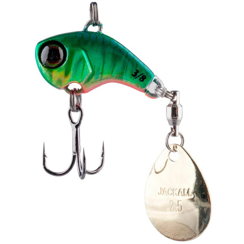 Тейл-спиннер Jackall Deracoup 10.5g HL Lime Gold