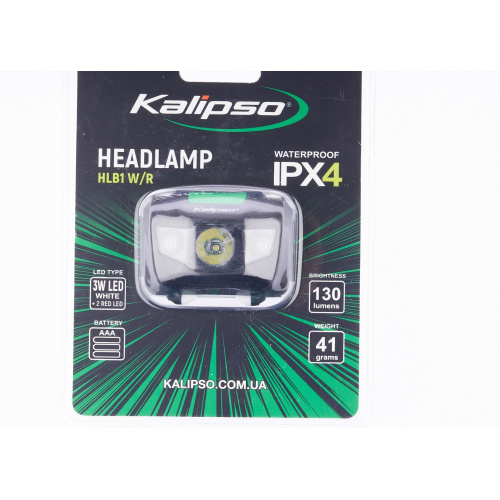 Ліхтарик Kalipso Headlamp HLB1 W/R