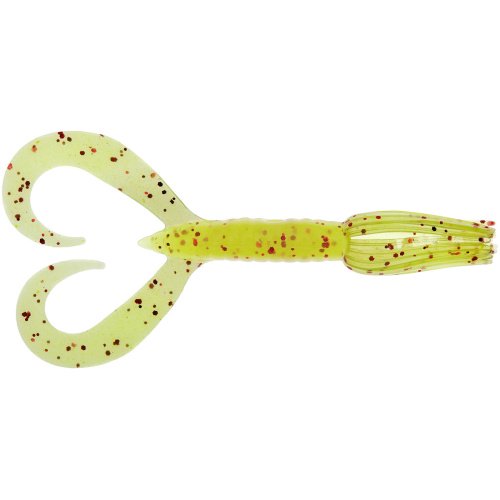 Силикон Keitech Little Spider 3" PAL#01 Chartreuse Red Flake