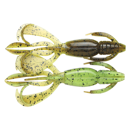Силикон Keitech Crazy Flapper 4.4" #401 Green Pumpkin/Chartreuse