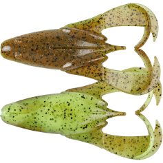 Силикон Keitech Noisy Flapper 3.5" #401 Green Pumpkin/Chartreuse