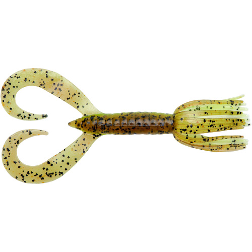 Силикон Keitech Little Spider 2" #401 Green Pumpkin/Chartreuse