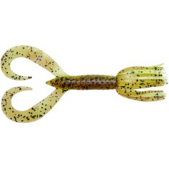 Силикон Keitech Little Spider 2" #401 Green Pumpkin/Chartreuse