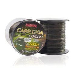 Леска BratFishing CARP GIGA - CAMOU 500 m / 0.30 mm