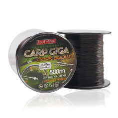 Леска BratFishing CARP GIGA - DARK BROWN 500 m / 0.45 mm