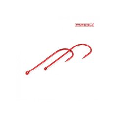 Крючки Metsui ROUND цвет red, размер  1, в уп. 12 шт.