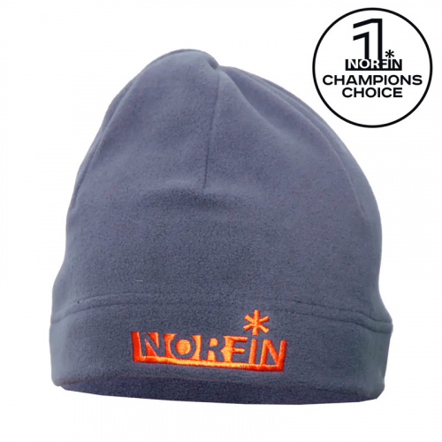 Шапка флисовая Norfin Fleece (серая) р.L