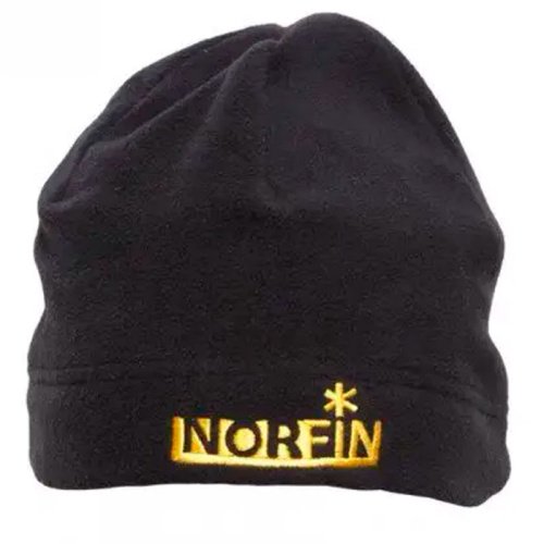 Шапка флисовая Norfin Fleece (черная) р.L