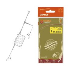 Оснастка на карпа ORANGE #50 2 in 1 Cage Feeder Leadcore 40г 1шт
