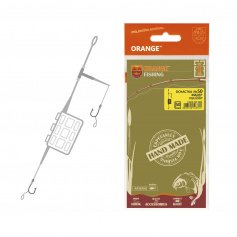 Оснащення на коропа ORANGE #50 2 in 1 Cage Feeder Leadcore 40г 1шт