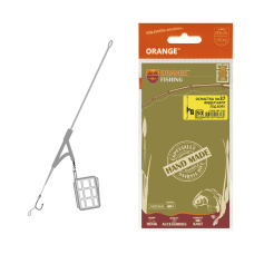 Оснащення на коропа ORANGE #37 Big Cage Feeder Leadcore 60г 1шт