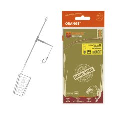 Оснастка фидерная ORANGE #28 Distance Cage Feeder Leadcore 30г 1шт