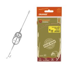 Оснастка на карпа ORANGE #55 Hand Flat Method Leadcore 40г 1шт
