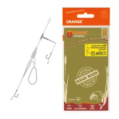 Оснастка на карпа ORANGE #40 Secure Clip Leadcore усиленая 56г 1шт