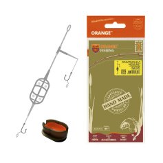 Оснастка на карпа ORANGE #42/1 Classic Flat Method Leadcore + Mould 40г 1шт