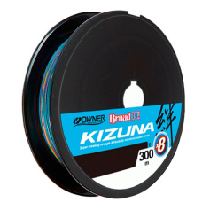 Шнур Owner Kizuna Broad PEx8 300м 0.10мм 4.1кг Multi Color