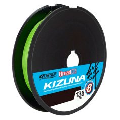 Шнур Owner Kizuna Broad PEx8 135м 0.10мм 4.1кг Chartreuse
