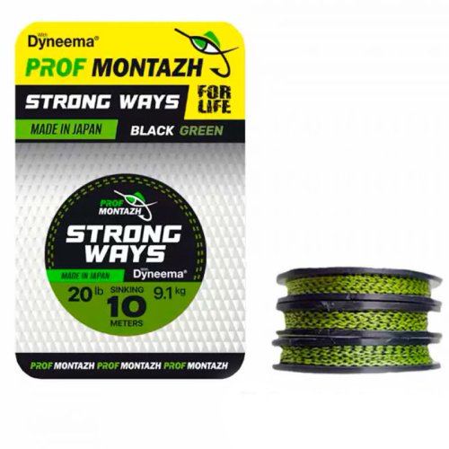 Повідковий матеріал Проф Монтаж Black Green 20 LB 9,1 кг. (10м)