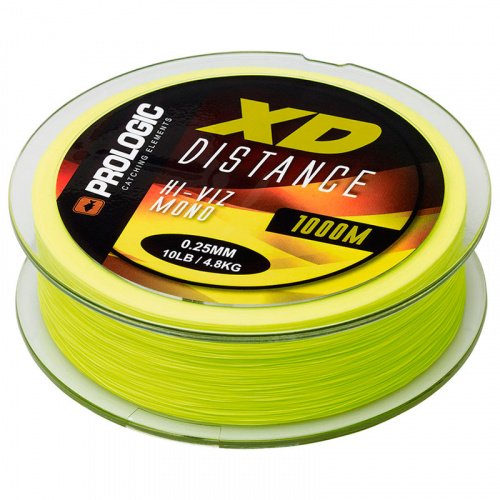 Леска Prologic XD Distance Mono 1000m 0.33mm 7.40kg 16Lb Hi-Viz Yellow