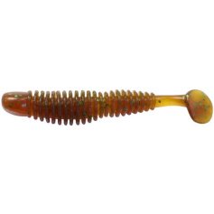 Силикон Reins Bubbring Shad 4" 565 Motor Oil Green Flake