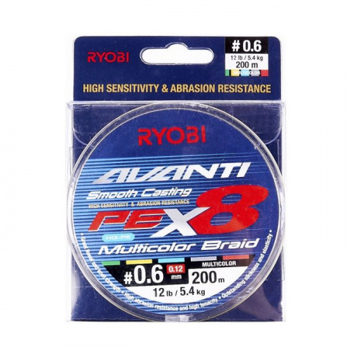 Шнур Ryobi Avanti X8 MC 200m #0.6