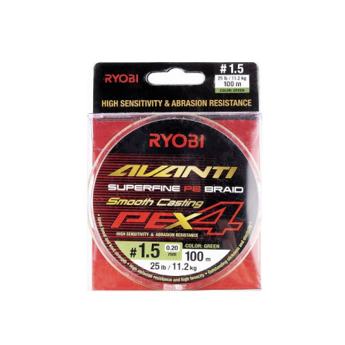 Шнур Ryobi Avanti X4 GR 100m #1.5