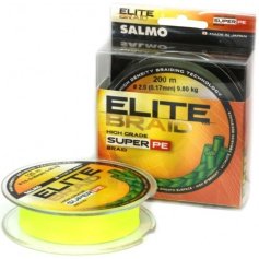Шнур Salmo ELITE BRAID Yellow 125 м 0,24 мм