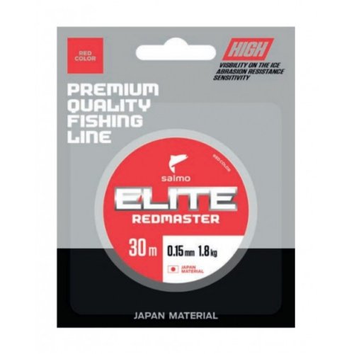Зимняя леска Salmo Elite Redmaster 0,15мм 30м