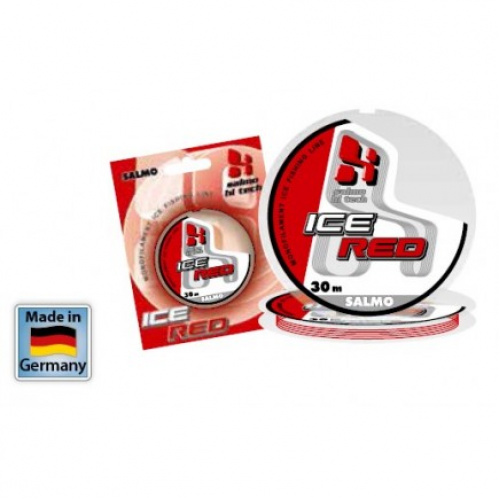 Зимові волосіні Salmo HI-TECH ICE RED 30м / 0,08мм