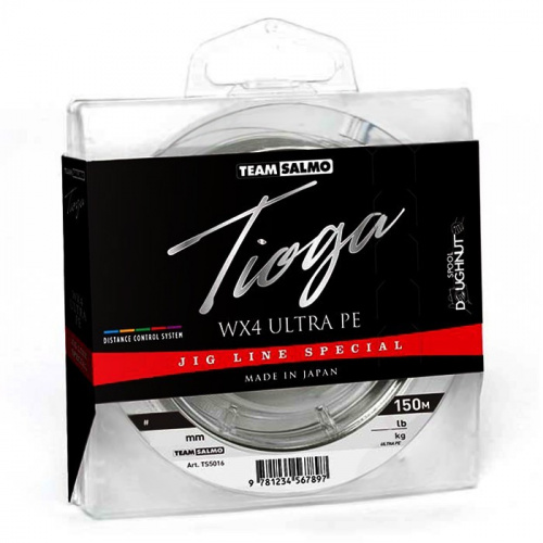 Шнур Team Salmo TIOGA MULTI COLOR WX4 UltraPE 0,209мм(#1,5)