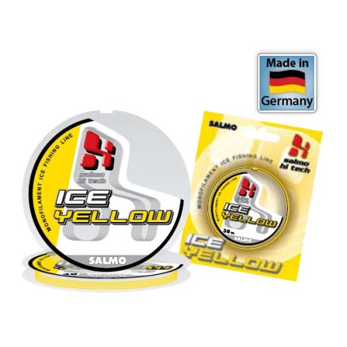 Зимняя леска Salmo HI-TECH ICE YELLOW 30м / 0,25мм