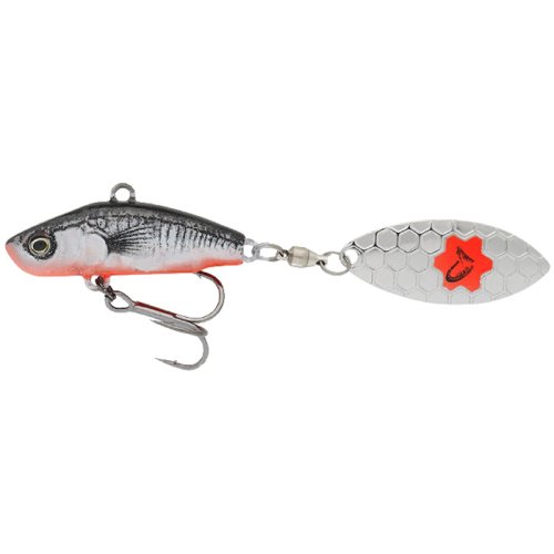 Тейл-спиннер Savage Gear 3D Sticklebait Tailspin 73mm 13g Black Red