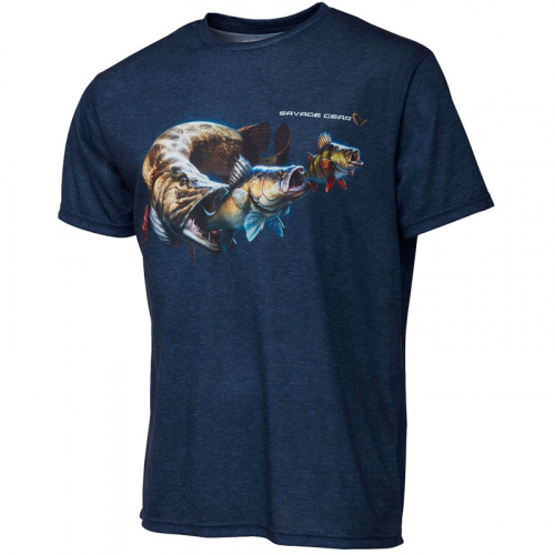 Футболка Savage Gear Cannibal T-Shirt XXL Blue