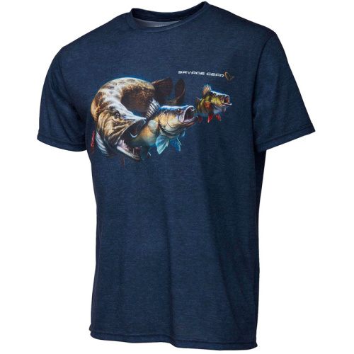 Футболка Savage Gear Cannibal T-Shirt S Blue