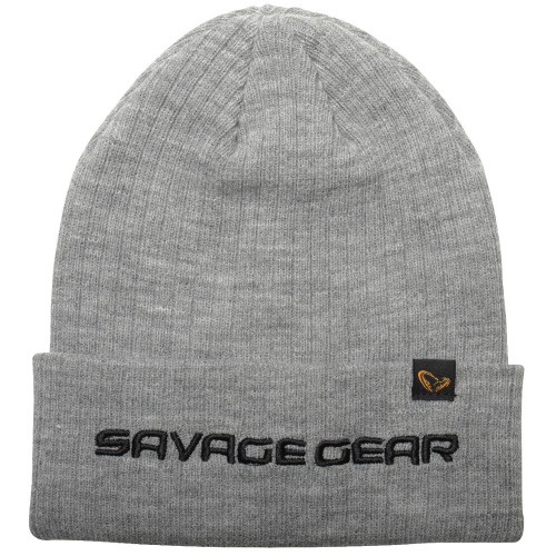Шапка Savage Gear Fold-Up Beanie One size Light grey melange