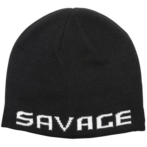 Шапка Savage Gear Logo Beanie One size Black/white