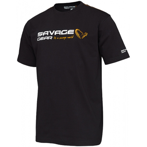 Футболка Savage Gear Signature Logo T-Shirt S Black ink