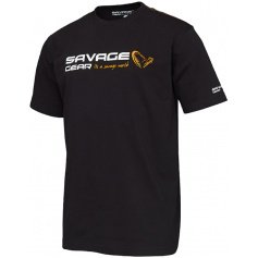 Футболка Savage Gear Signature Logo T-Shirt S Black ink